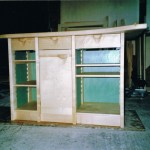 Küchen-Einbauschrank, in der Werkstatt